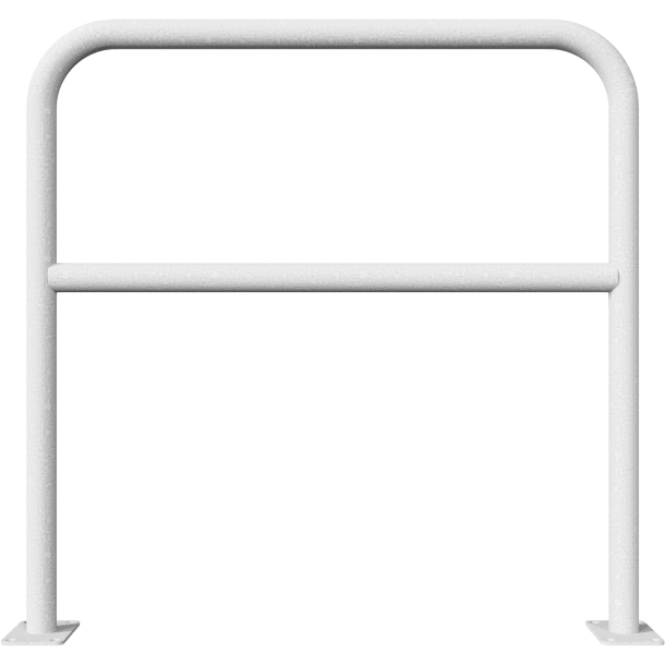 Hoop of steel tube |  48 x 2,5 mm | with cross bar | for plugging down | total width: 1000 mm | total height: 1000 mm | hot-dip galvanized
